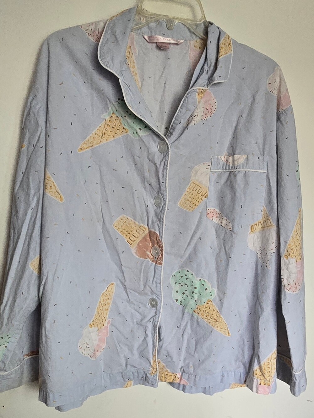 Ice Cream Cone Pajama Top